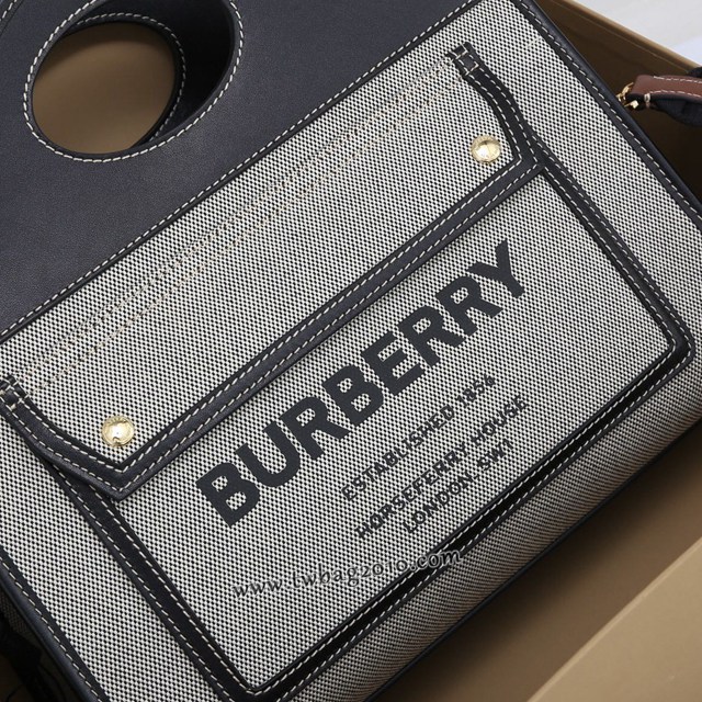 Burberry專門店新款撲克包拉鏈 巴寶莉Horseferry印花托特包 yxb1097